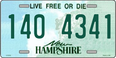 NH license plate 1404341
