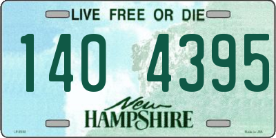 NH license plate 1404395