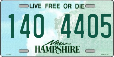 NH license plate 1404405