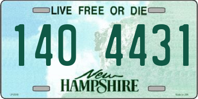 NH license plate 1404431