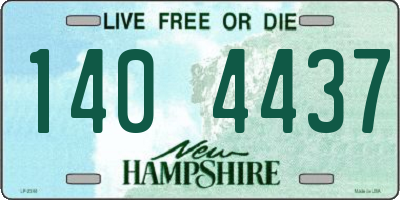 NH license plate 1404437