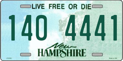 NH license plate 1404441