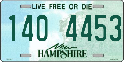 NH license plate 1404453