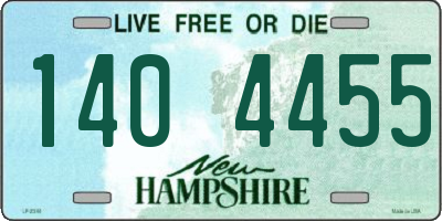 NH license plate 1404455