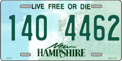 NH license plate 1404462