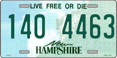 NH license plate 1404463