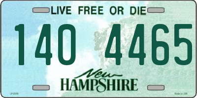 NH license plate 1404465