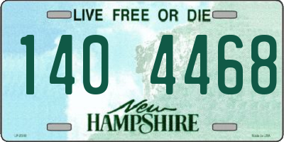 NH license plate 1404468