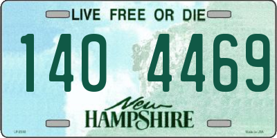 NH license plate 1404469