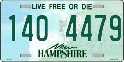 NH license plate 1404479
