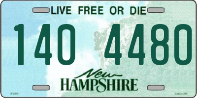 NH license plate 1404480