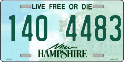 NH license plate 1404483