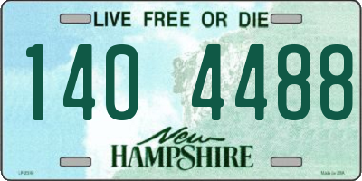 NH license plate 1404488