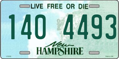 NH license plate 1404493