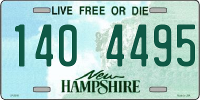 NH license plate 1404495