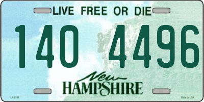 NH license plate 1404496