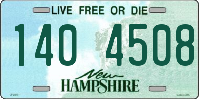 NH license plate 1404508