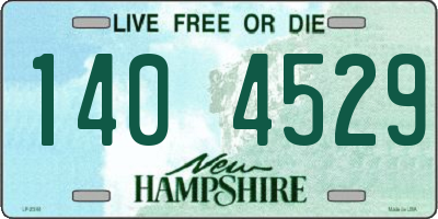 NH license plate 1404529