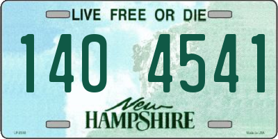 NH license plate 1404541