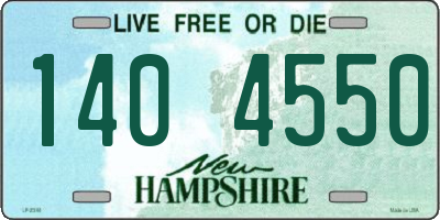 NH license plate 1404550