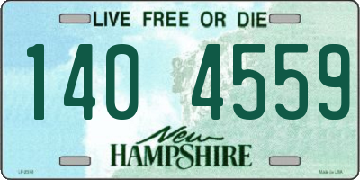 NH license plate 1404559