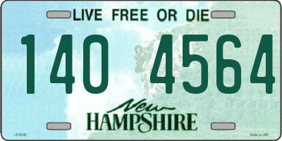 NH license plate 1404564