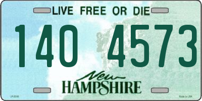NH license plate 1404573