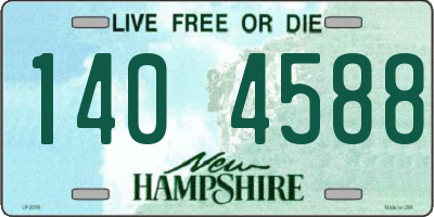 NH license plate 1404588