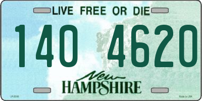 NH license plate 1404620