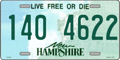 NH license plate 1404622