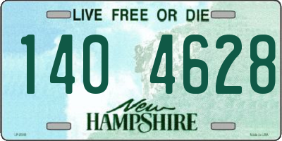 NH license plate 1404628
