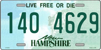 NH license plate 1404629