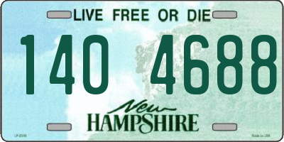 NH license plate 1404688
