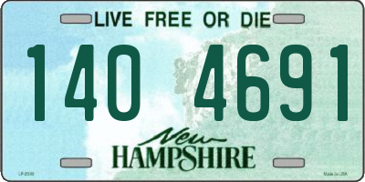 NH license plate 1404691