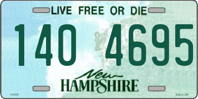NH license plate 1404695