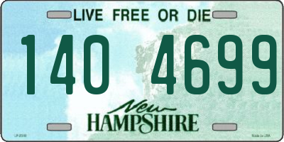 NH license plate 1404699