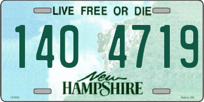 NH license plate 1404719