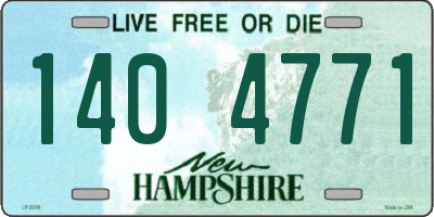 NH license plate 1404771