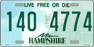 NH license plate 1404774