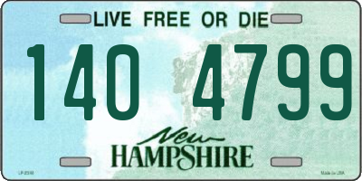 NH license plate 1404799