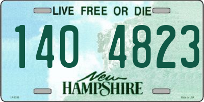 NH license plate 1404823