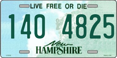 NH license plate 1404825