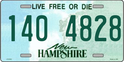 NH license plate 1404828