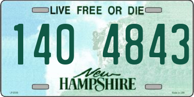 NH license plate 1404843