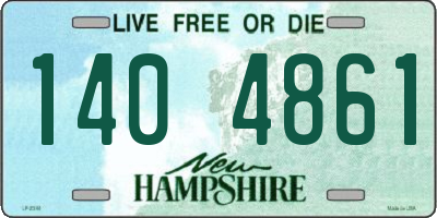 NH license plate 1404861