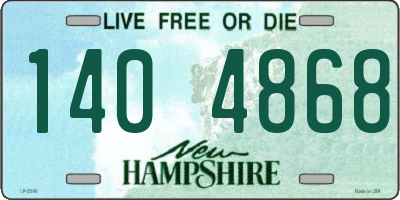 NH license plate 1404868