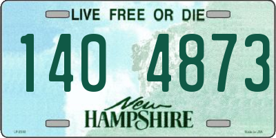 NH license plate 1404873