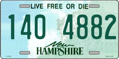 NH license plate 1404882