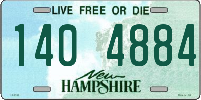 NH license plate 1404884