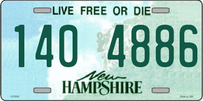 NH license plate 1404886